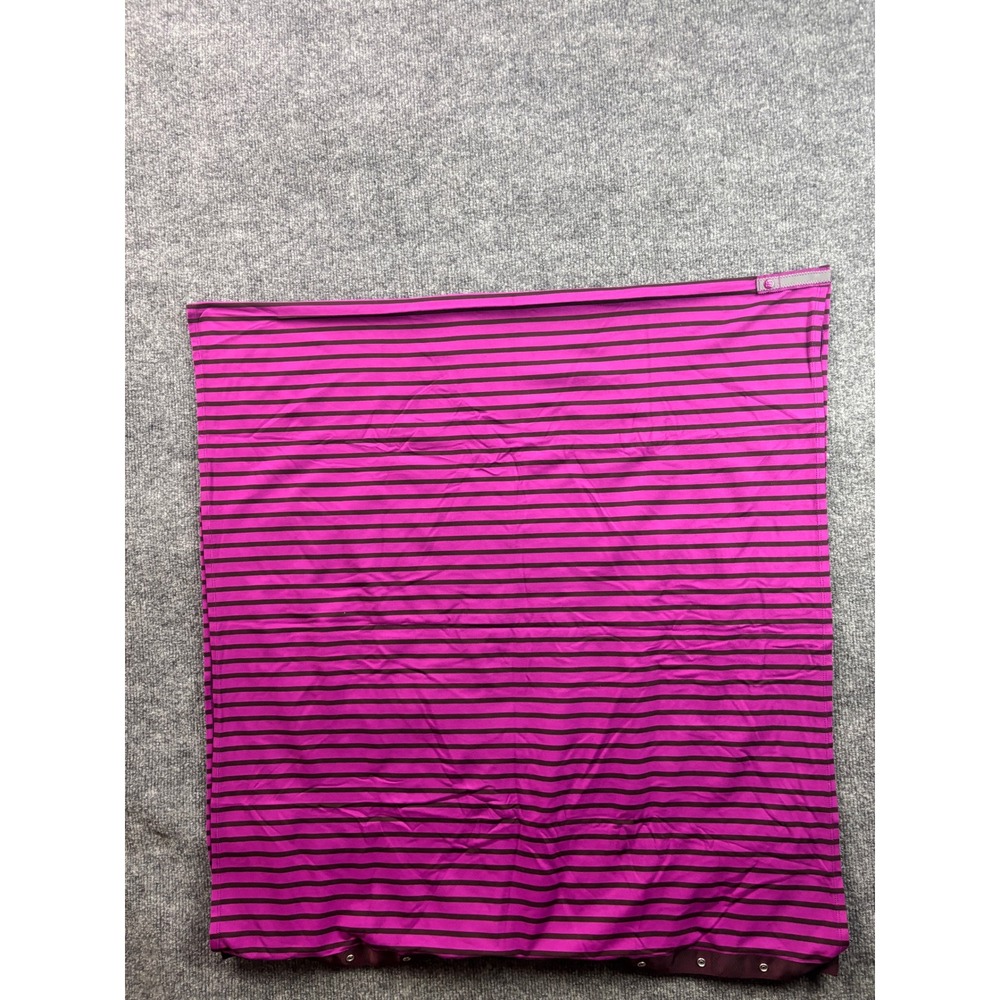 Lululemon Vinyasa Scarf Women OS Magenta Striped Snap Wrap‎ Scarf